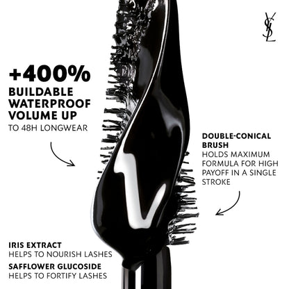 Mascara Lash Clash Waterproof BLACK - WATERPROOF