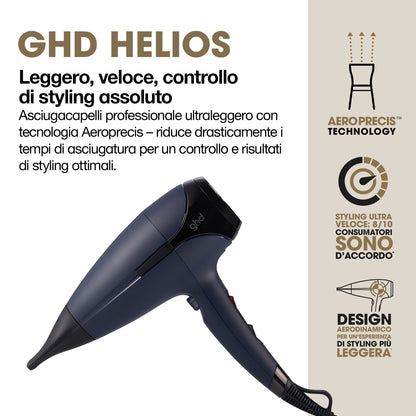 ghd Helios - asciugacapelli professionale navy