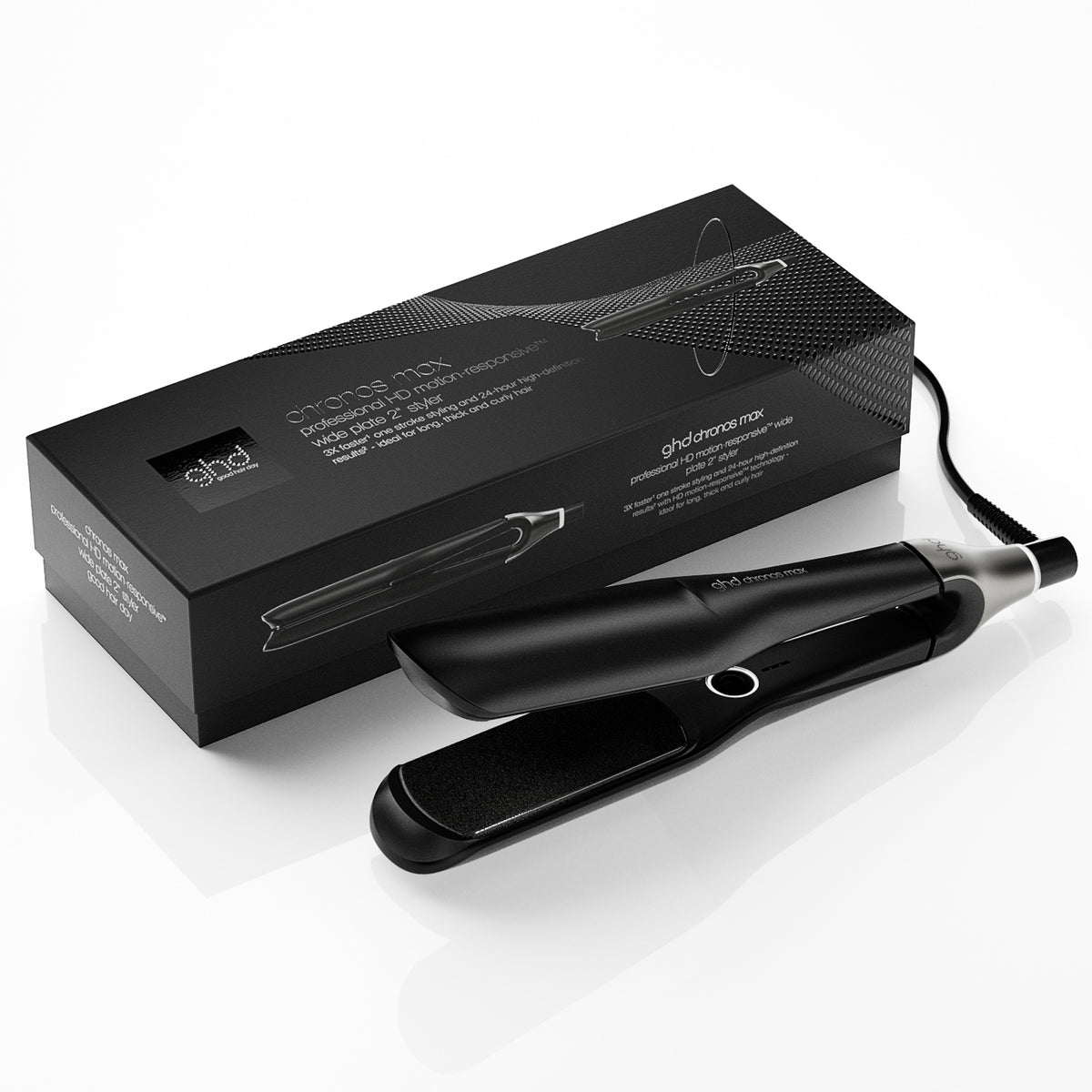 ghd Chronos Max styler - piastra per capelli professionale nera