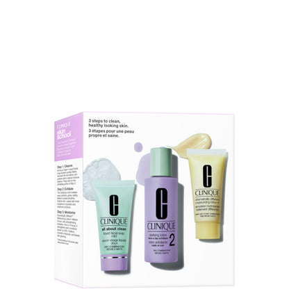 3 Step to Clean Pulizia + Esfoliazione + Idratazione - Pelle Secche e Miste