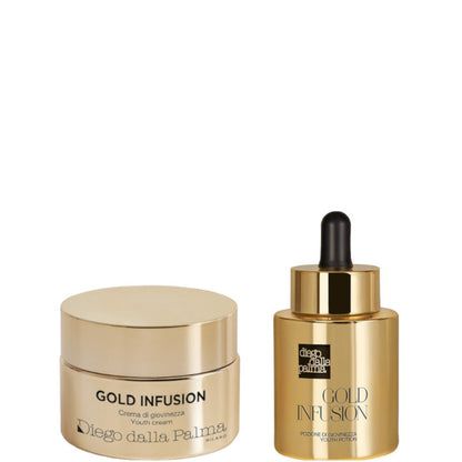 Gold Infusion Scrigno di Giovinezza Kit 45 ML Crema Viso + 30 ML Siero Viso