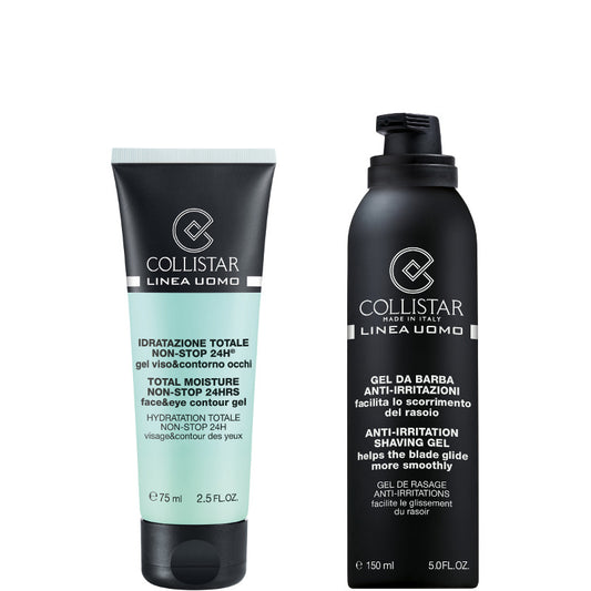 Gel Molecolare 2 in 1 Dopobarba + Antirughe Uomo PROMO 75 ML Dopobarba + 150 ML Gel da Barba