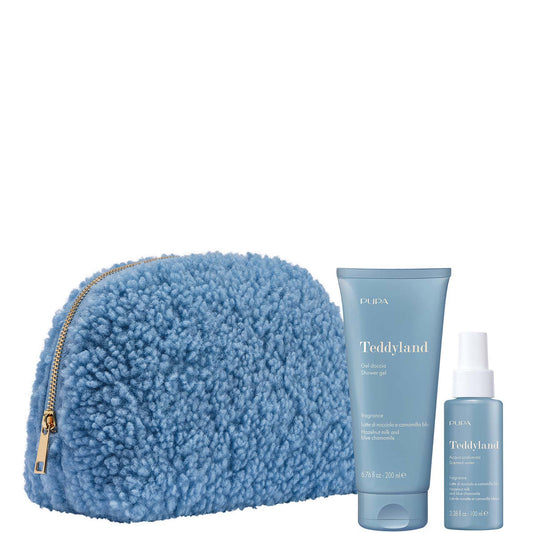 Teddyland Gel Doccia + Acqua Profumata Latte di Nocciola e Camomilla Blu