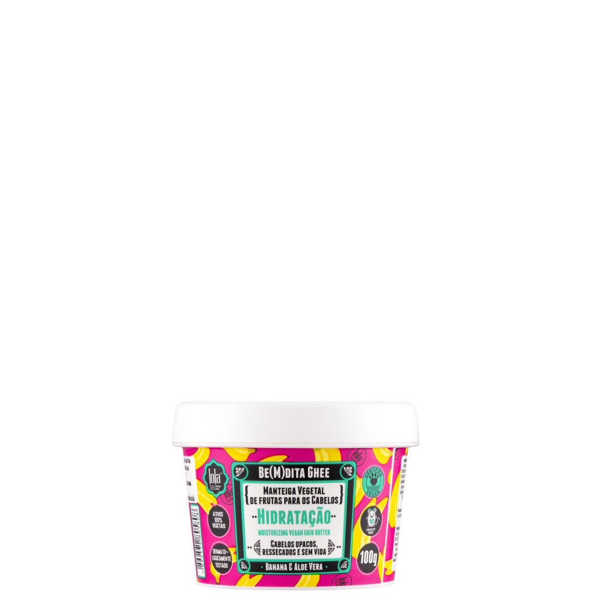 Lola from Rio Be(M)Dita Ghee Maschera Idratante Banana e Aloe Vera 100 GR