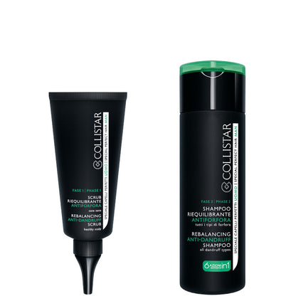 Kit Trattamento Riequilibrante Antiforfora Scrub + Shampoo - Uomo Scrub 50 ml + Shampoo 200 ml