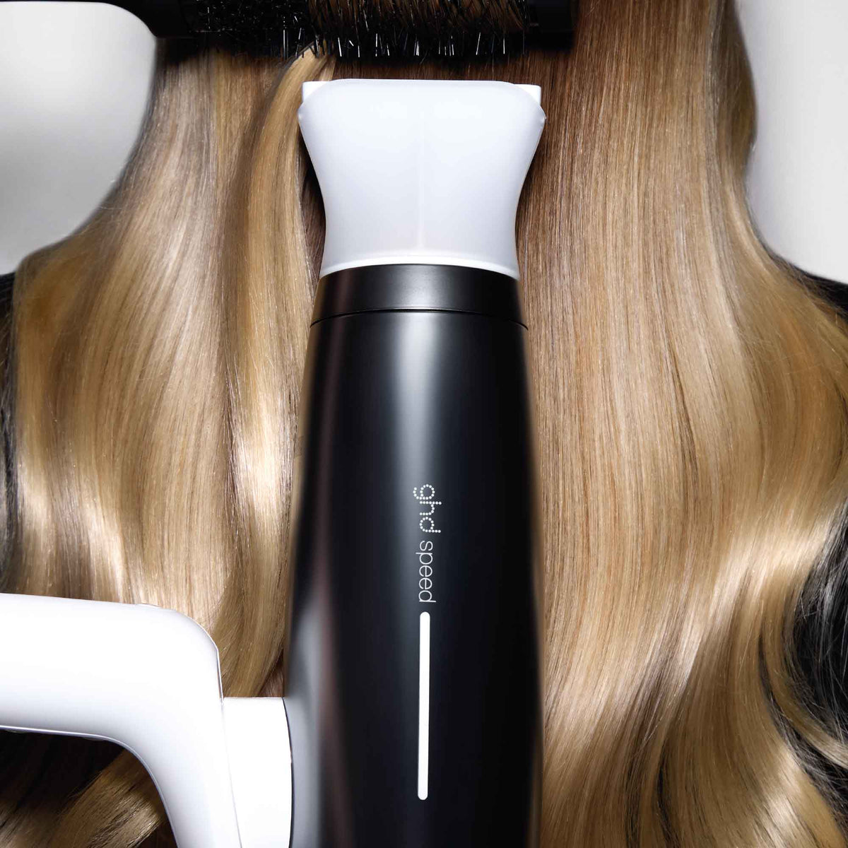 ghd Speed - asciugacapelli professionale bianco metallizzato
