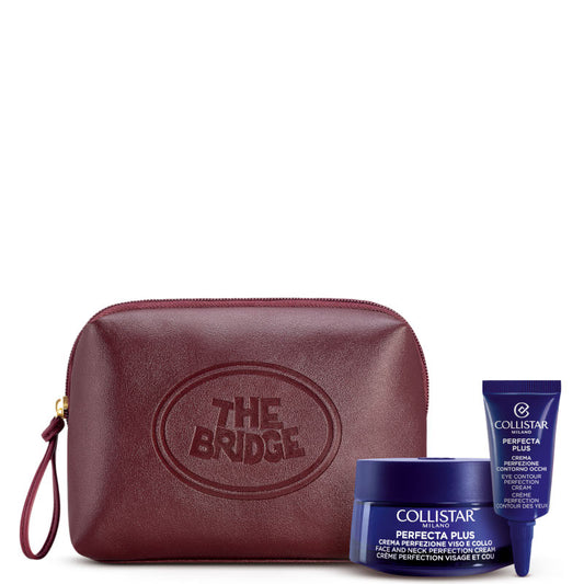 Perfecta Plus Crema Perfezione Viso e Collo Confezione THE BRIDGE 50 ML Crema Viso Giorno + 5 ML Contorno Occhi + Beauty Bag The Bridge