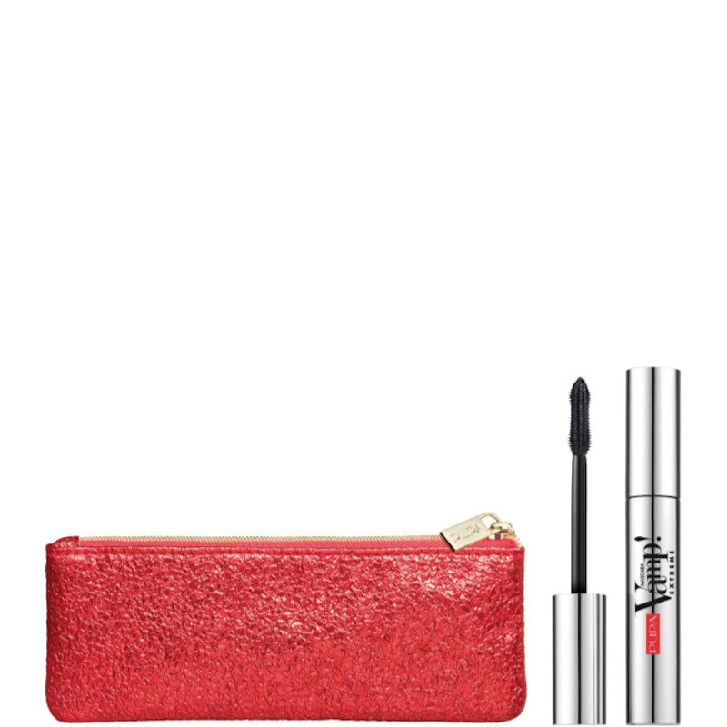 Mascara Vamp! Extreme - Volume estremo immediato - Effetto scenografico Confezione Mascara Vamp! Extreme n. 010 + Pochette rossa