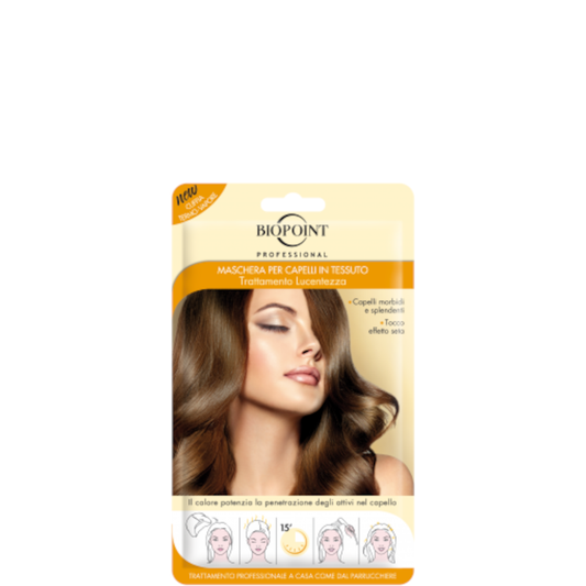 Maschera per capelli in tessuto Lucentezza 1 maschera capelli 35 ml