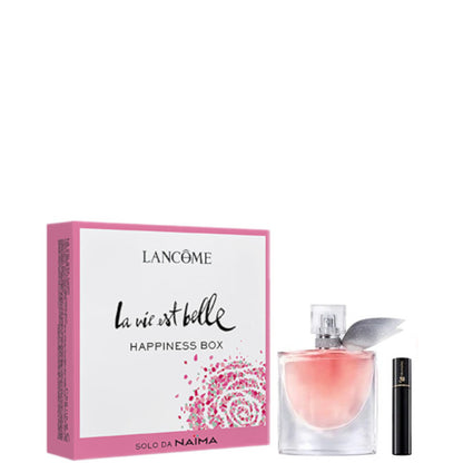 La Vie est belle Eau de Parfum Refillable Happiness Box 50 ML Eau de Parfum + mini mascara Hypnose nero