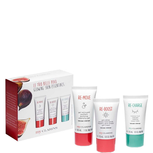 My Clarins - Confezione 30 ML Detergente Viso + 15 ML Gel-Crema Viso + 15 M L Maschera Notte Viso