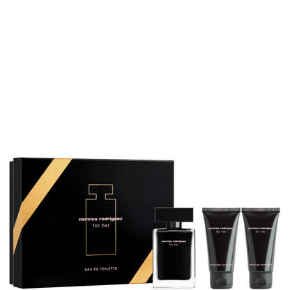 Narciso Rodriguez For Her EDT Confezione 50 ML Eau de Toilette + 50 ML Body Lotion + 50 ML Shower Gel