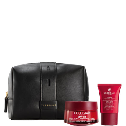 Lift HD Crema Ultra-Liftante Viso Collo + The Bridge 50 ML Crema Viso Giorno + 15 ML Maschera Viso + beauty-bag THE BRIDGE