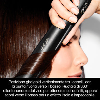 ghd gold - piastra per capelli professionale nera