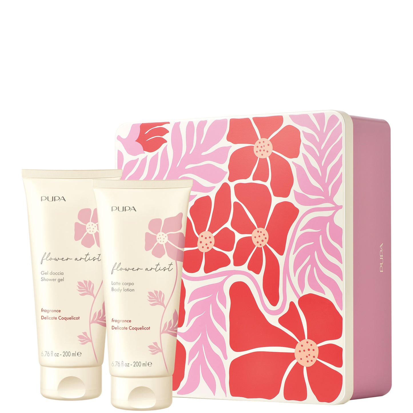 Flower Artist Gel Doccia + Latte Corpo Delicate Coquelicot