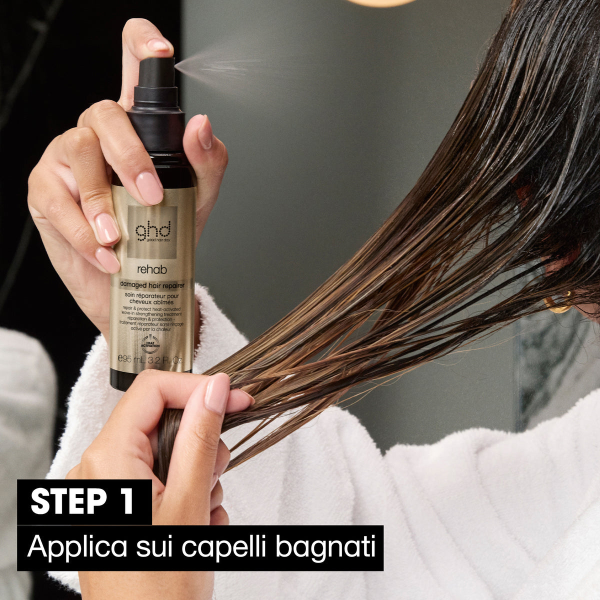 ghd rehab damaged hair repairer - siero riparatore per capelli danneggiati
