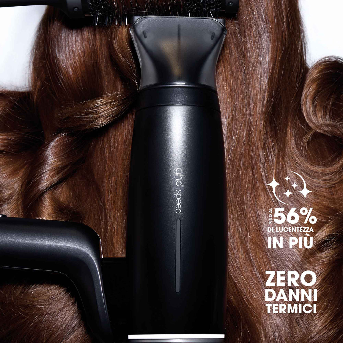 ghd Speed - asciugacapelli professionale nero opaco
