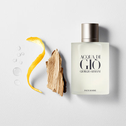 Acqua Di Gio' Pour Homme Confezione 100 ML Eau de Toilette + 15 ML Travel Spray eau de Toilette + 75 ML Gel Doccia