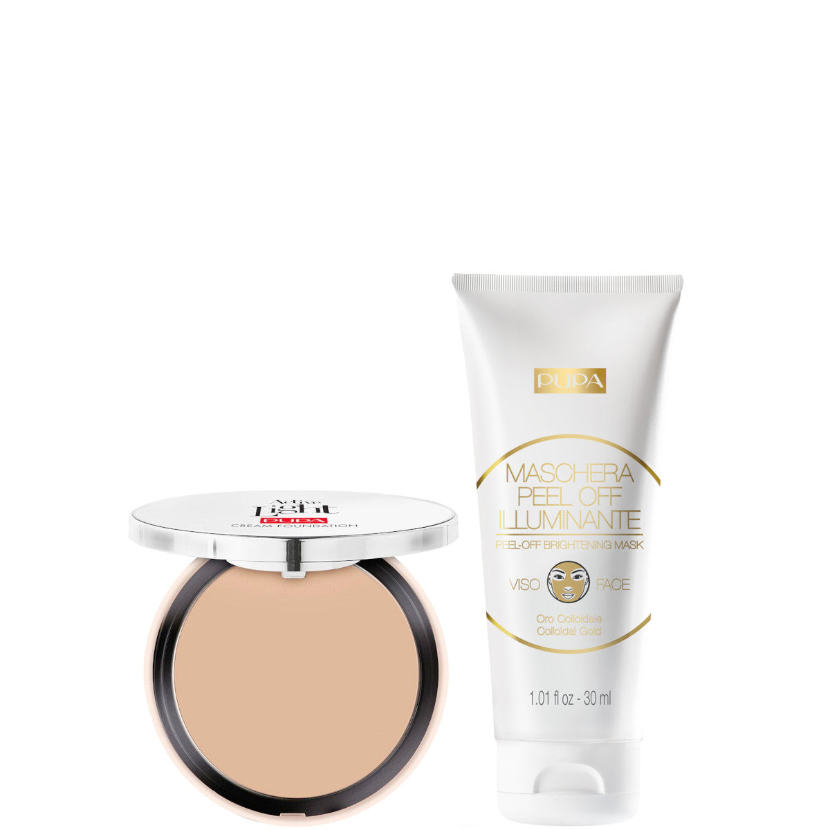Kit Viso Perfetto Active Light Cream Foundation* 030 Natural Beige