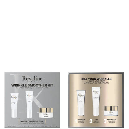 Wrinkle Smoother Kit 20 ML Crema Viso Giorno + 10 ML Siero Viso + 5 ML Crema Occhi