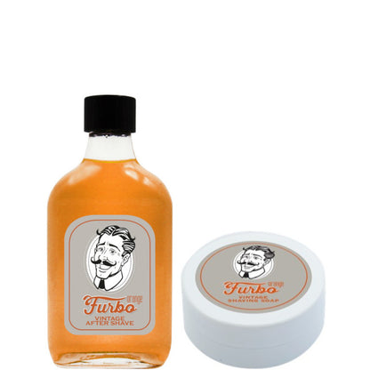 Sapone da rasatura + Lozione Dopobarba Vintage Orange Confezione 100 ML Sapone da Rasatura + 200 ML Lozione Dopobarba