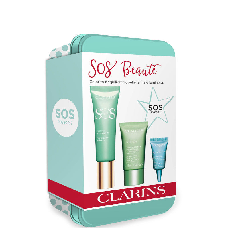 SOS PRIMER 04 GREEN – Rossori Confezione 30 ML Primer Viso n. 04 Verde + 15 ML Maschera Viso + 3 ML Balsamo Labbra