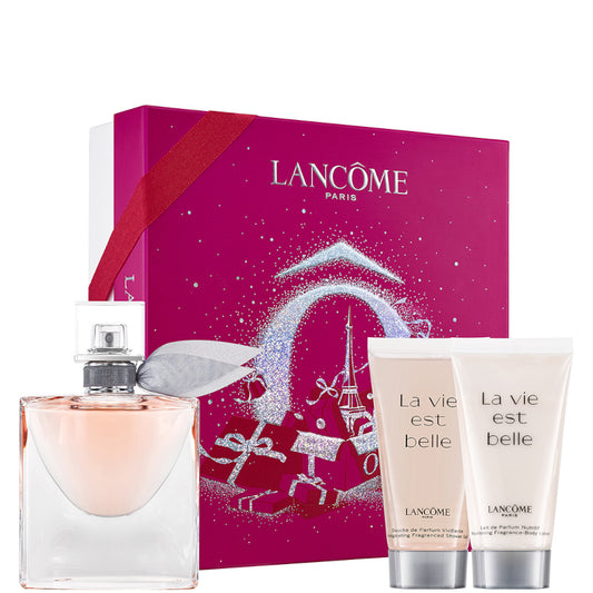 La Vie est belle EDP Confezione 50 ML Eau de Parfum + 50 ML Body Lotion + 50 ML Shower Gel