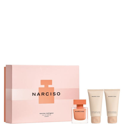 Narciso Ambrée Confezione 50 ML Eau de Parfum + 50 ML Body Lotion + 50 ML Shower Gel