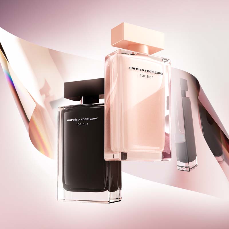 Narciso Rodriguez For Her EDP Confezione 50 ML Eau de Parfum + 50 ML Body Lotion + 50 ML Shower Gel