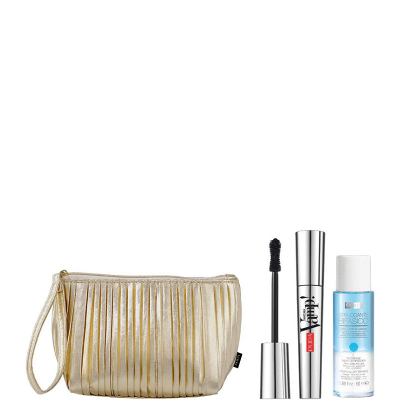 Mascara Vamp! + Struccante Bifasico Confezione Mascara + Bifasico + Pochette