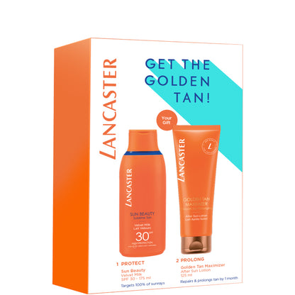 Sun Beauty Velvet Milk Sublime Tan SPF 30 + Golden Tan Maximizer After Sun Lotion 175 ML Velvet Milk SPF 30 + 125 ML After Sun Lotion