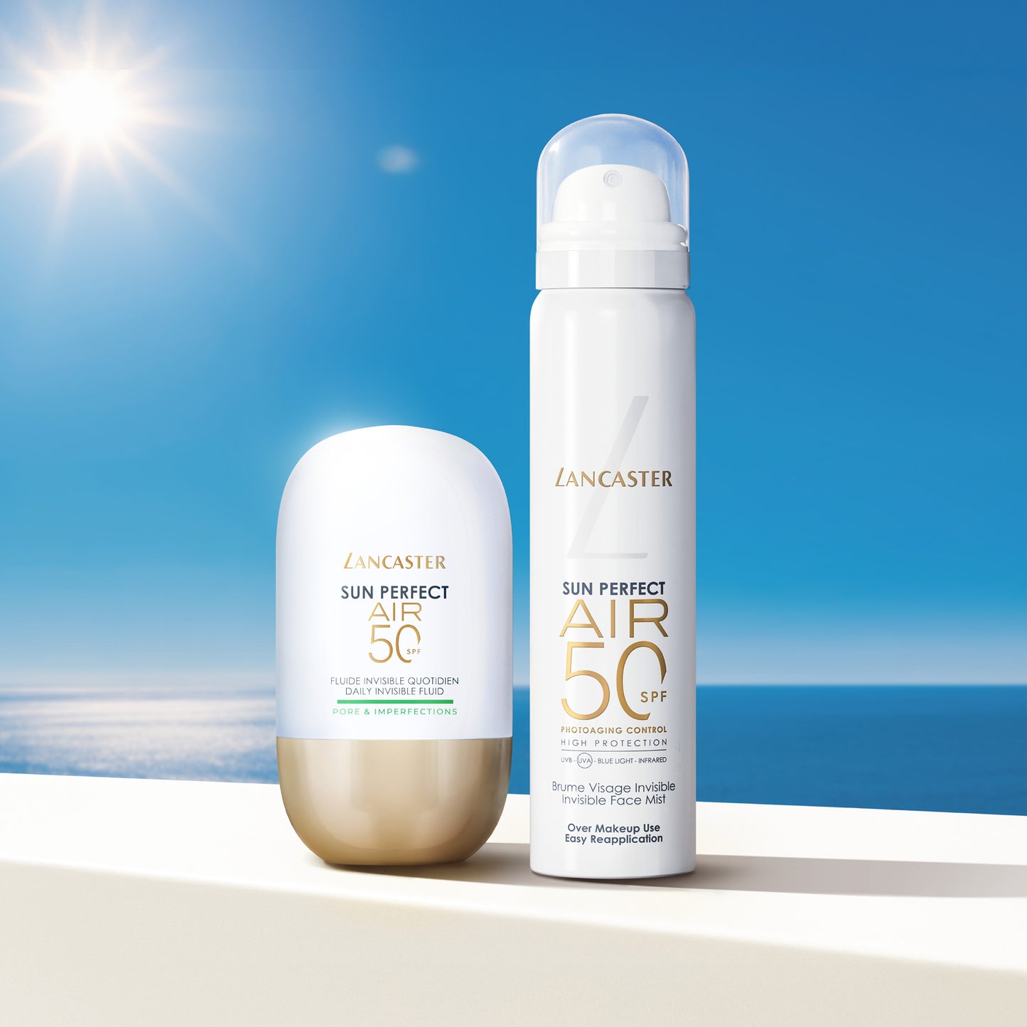 Lancaster Sun Perfect AIR Daily Invisible Fluid SPF50 Pore & Imperfections