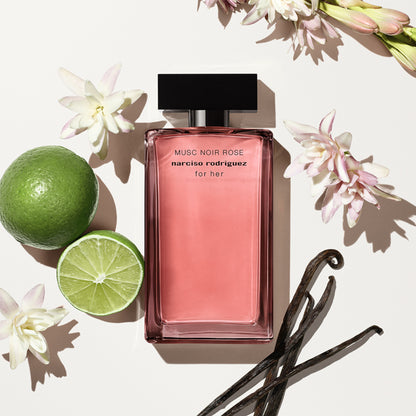 Narciso Rodriguez For Her MUSC NOIR ROSE Confezione 50 ML Eau de Parfum + 50 ML Body Lotion + 50 ML Shower Gel