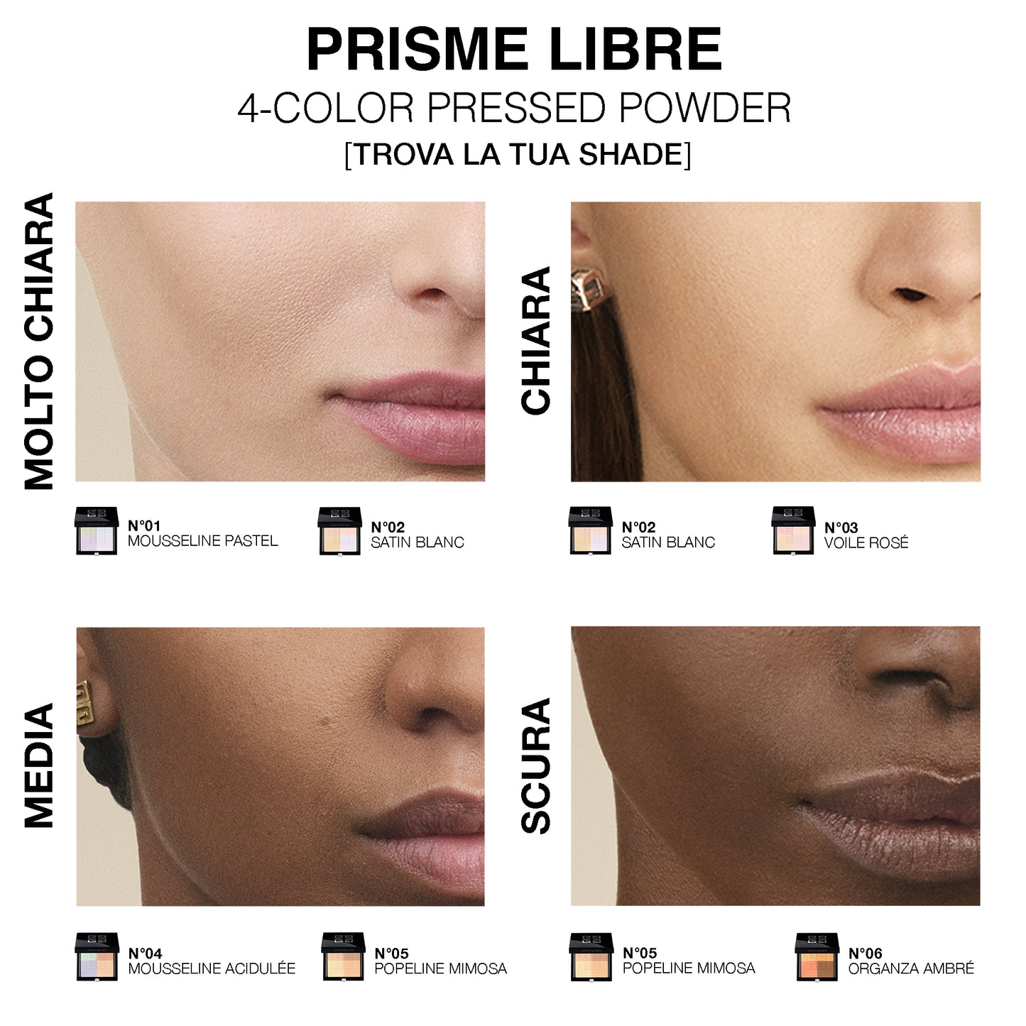 Prisme Libre 4 Color Pressed Powder