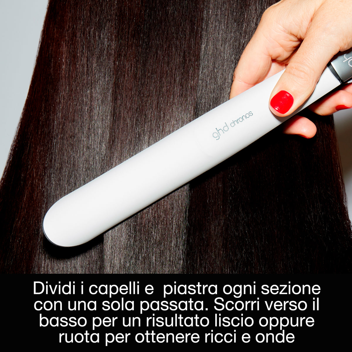 ghd Chronos styler - piastra per capelli bianca