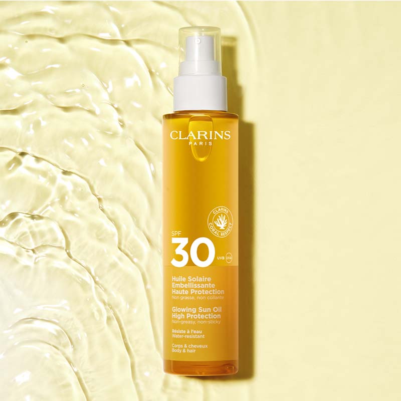 Huile Solaire Embellissante Haute Protection SPF 30