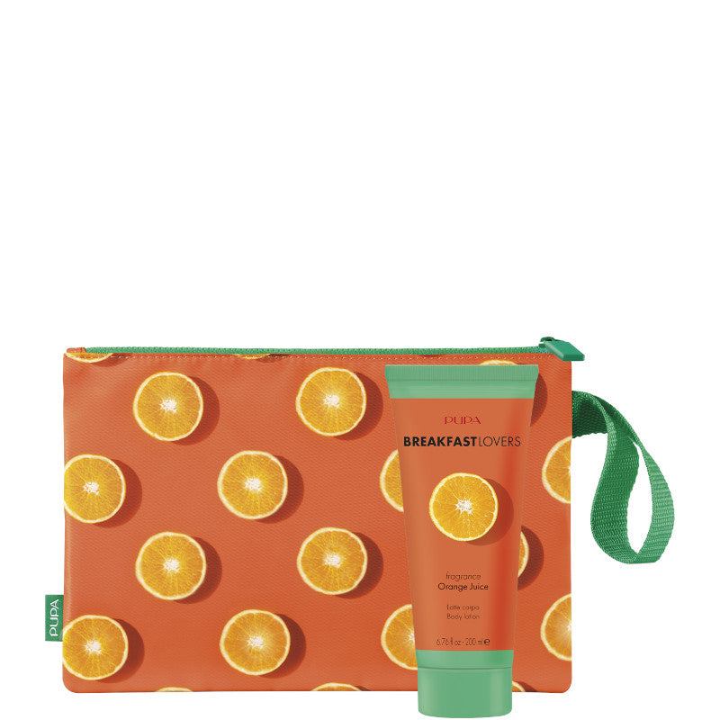 BREAKFAST LOVERS Latte Corpo ORANGE JUICE 200 ML Latte Corpo + Pochette