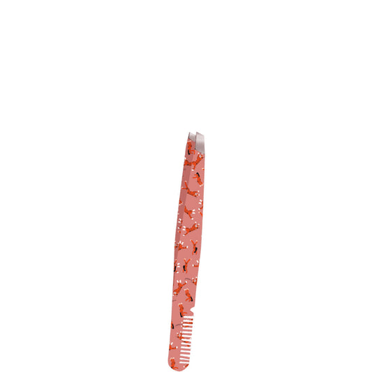 Fler Eyebrow Tweezer With Comb Tiger