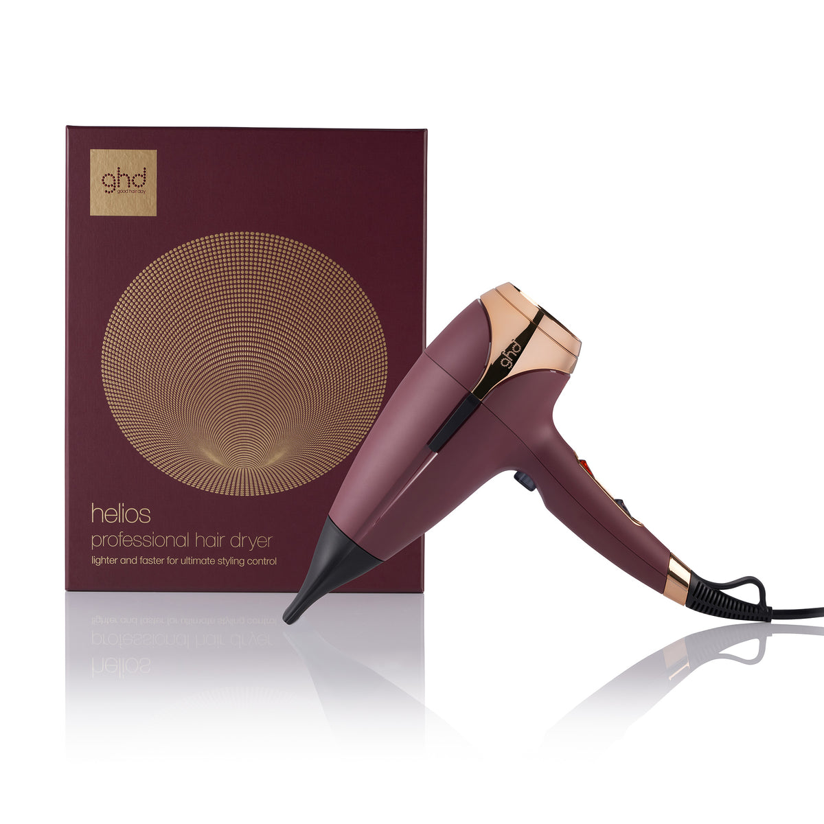ghd Helios - asciugacapelli professionale bordeaux