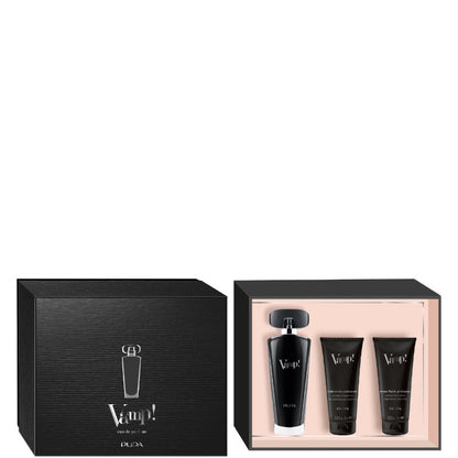 Vamp! Black Confezione 100 ML Eau de Parfum + 75 ML Crema Fluida Profumata + 75 ML Latte Doccia Profumato