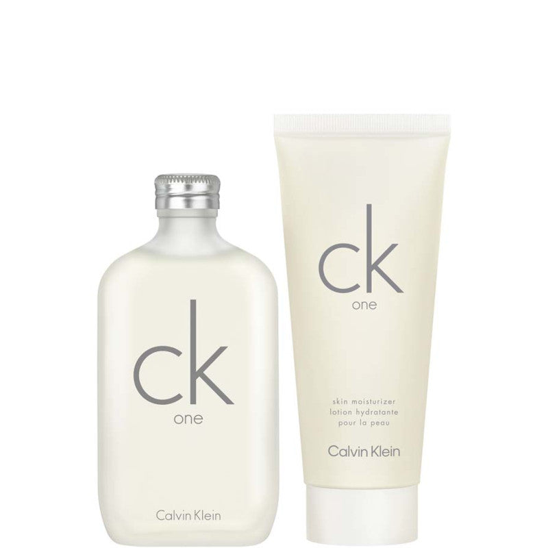 CK One Eau de Toilette Cofanetto 200 ML Eau de Toilette + 200 ML Body Lotion