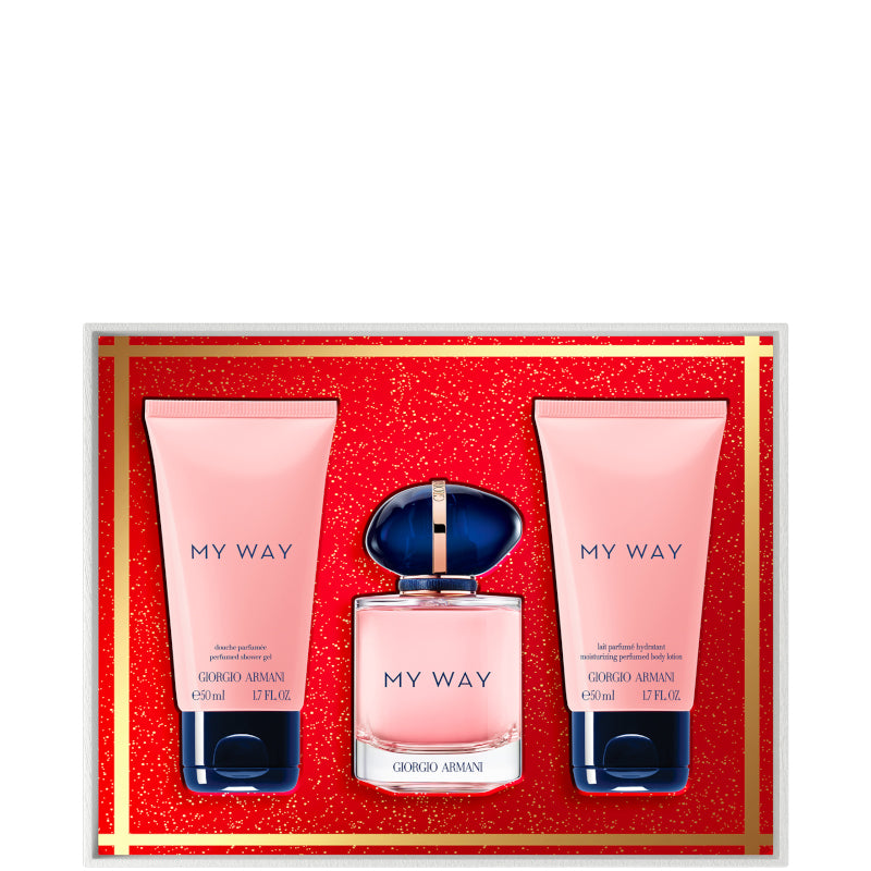 My Way Cofanetto 50 ML Eau de Parfum + 50 ML Body Lotion + 50 ML Shower Gel