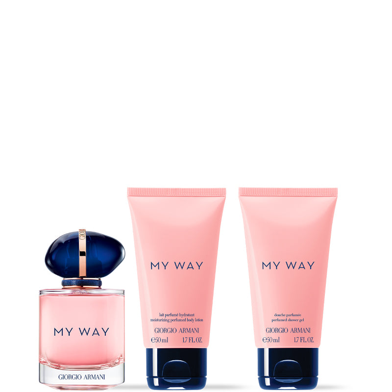 My Way Cofanetto 50 ML Eau de Parfum + 50 ML Body Lotion + 50 ML Shower Gel