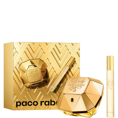 Rabanne Lady Million Cofanetto 50 ML Eau de Parfum + 10 ML Travel Size Eau de Parfum