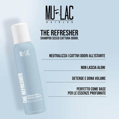 Mulac THE REFRESHER Shampoo Secco Cattura Odori