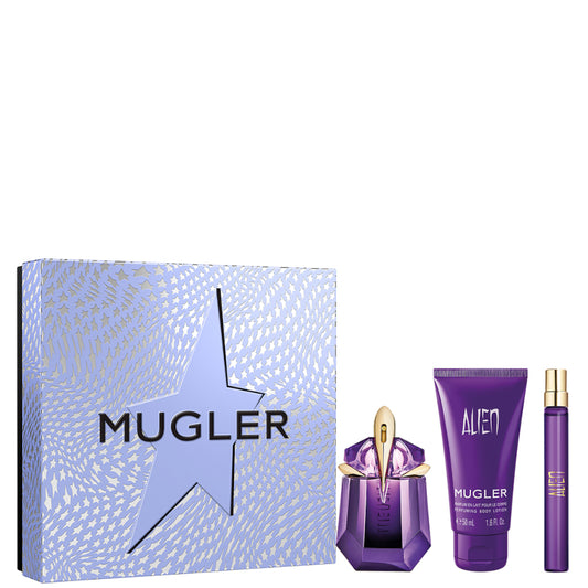 Alien EDP Ricaricabile Confezione 30 ML Eau de Parfum Ricaricabile + 10 ML Purse Spray Eau de Parfum + 50 ML Body Lotion