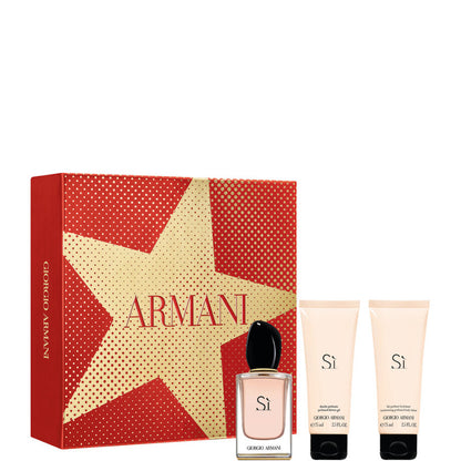 Armani Si EDP Confezione 50 ML Eau de Parfum + 75 ML Gel Doccia + 75 ML Crema Corpo