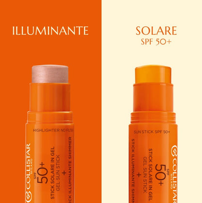 Stick Solare in Gel SPF 50++ Stick Illuminante Shimmer