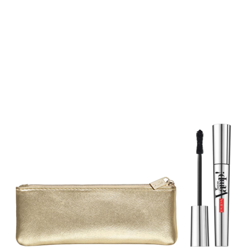 Mascara Vamp! Ciglia esagerate dal volume smisurato Confezione Mascara Vamp! n. 100 + Pochette Dorata